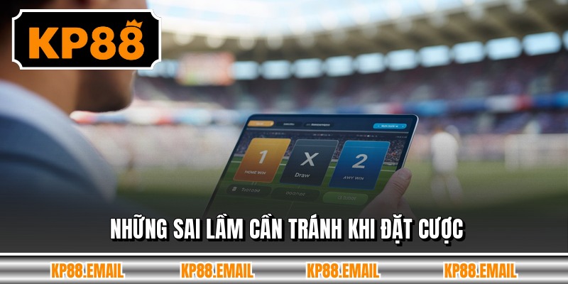 Những sai lầm cần tránh khi đặt cược