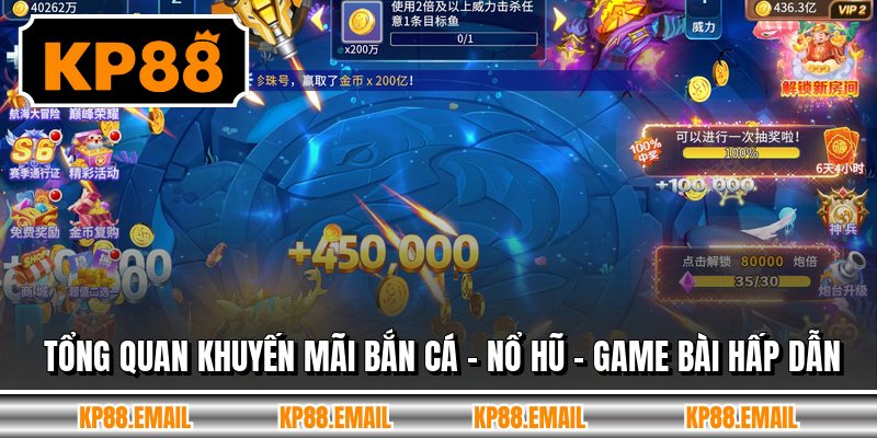 Tổng quan khuyến mãi bắn cá - nổ hũ - game bài hấp dẫn